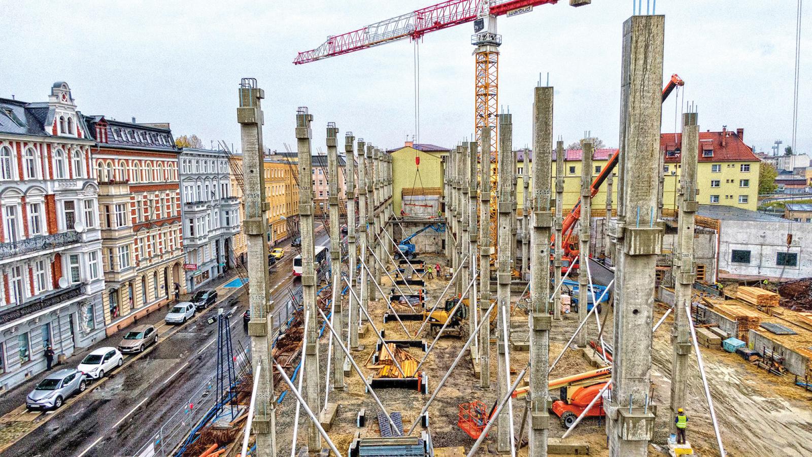 Dworzec Główny - Centrum Przesiadkowe w budowie