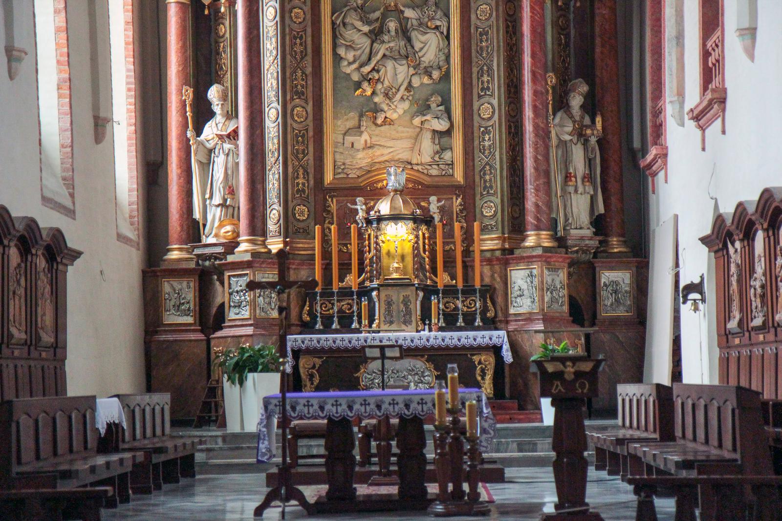 Ołtarz Kościoła Franciszkanów w Opolu, Fot. Anna Parkitna 