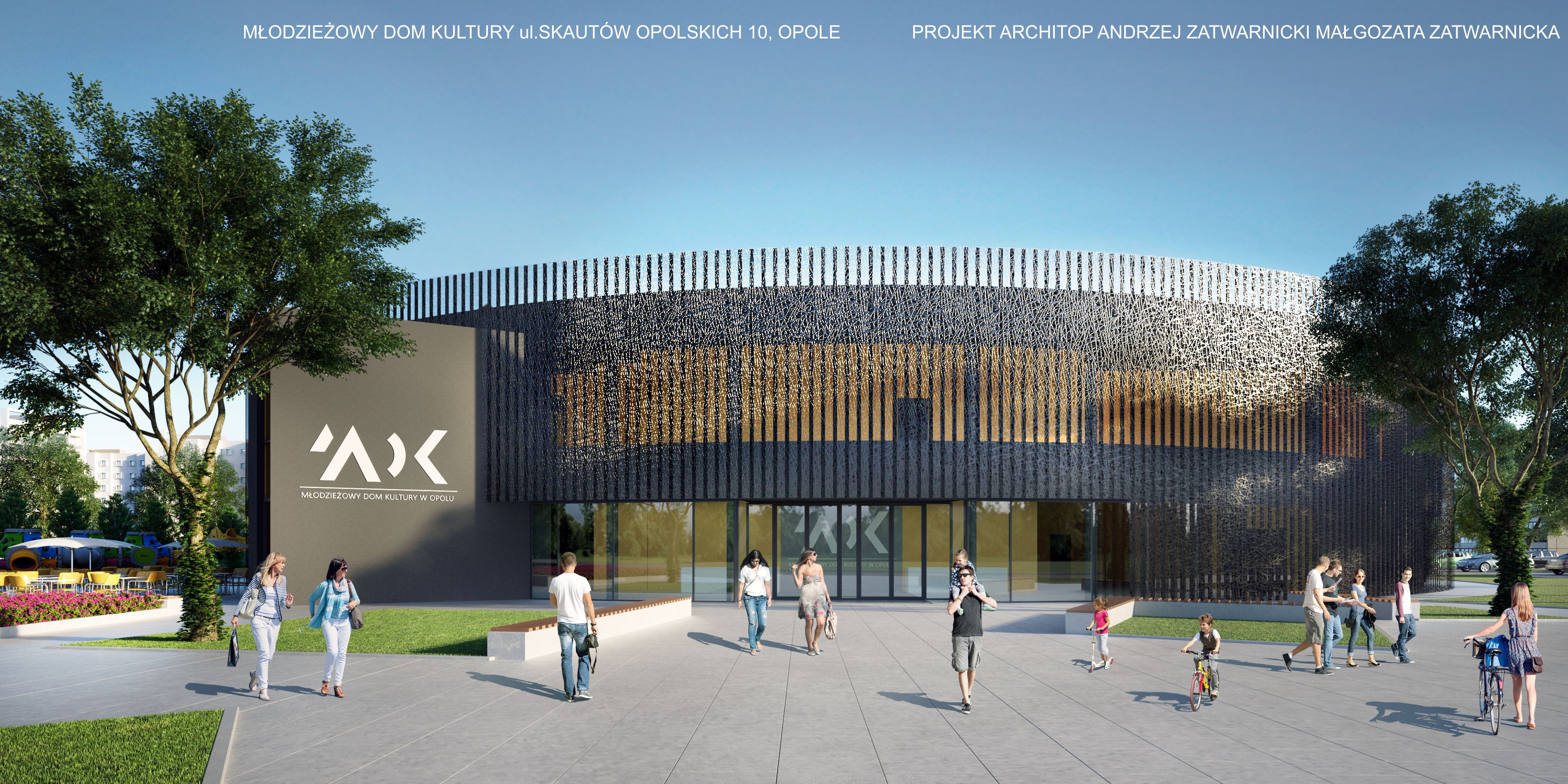  Koncepcja architektoniczna MDK Opole ul.Skautów 10