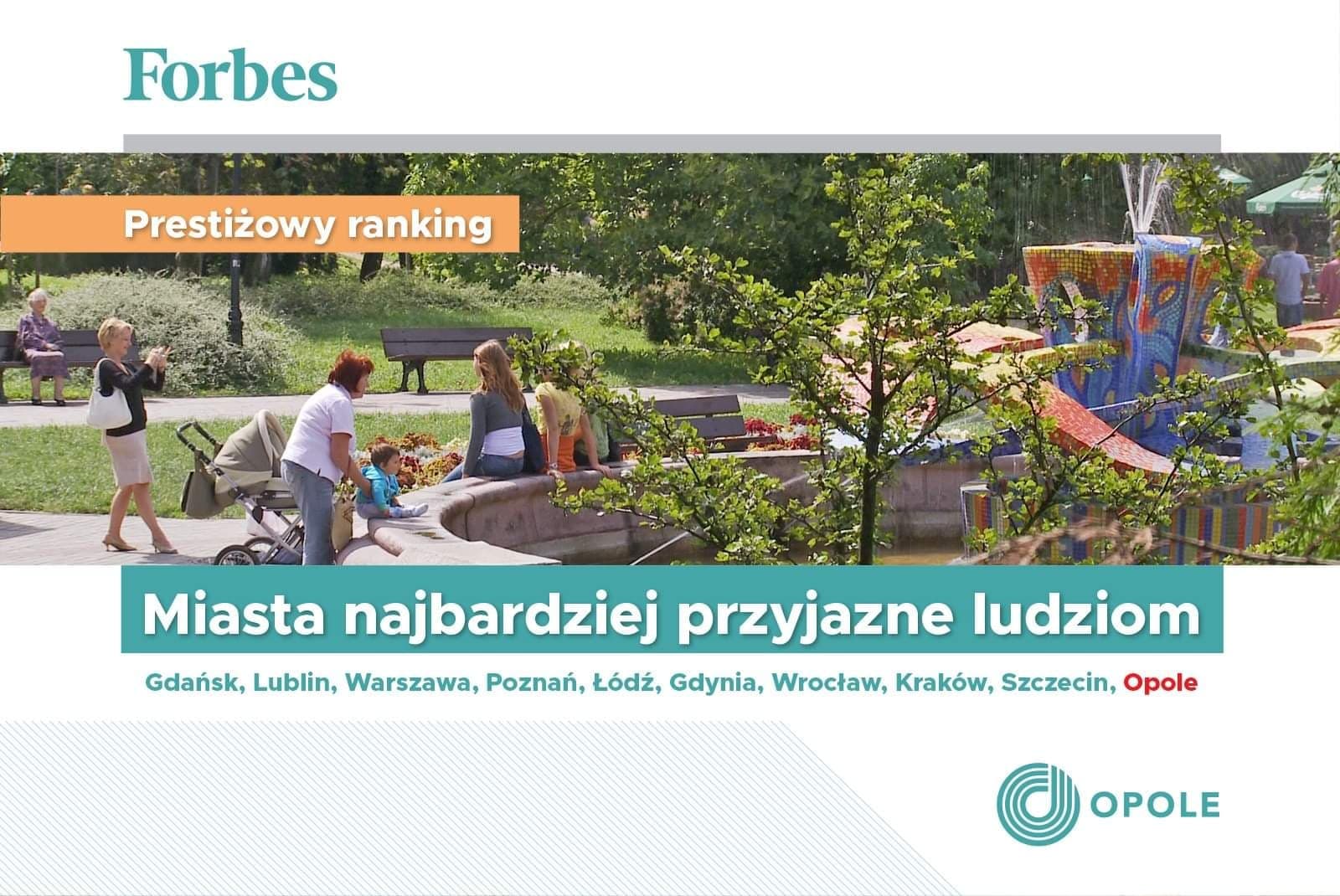 Opole w renomowanym rankingu Forbesa