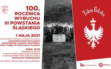 zaproszenie na odsłonięcie pomnika 