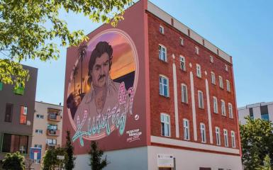 mural Krzysztofa Krawczyka- wizualizacja 