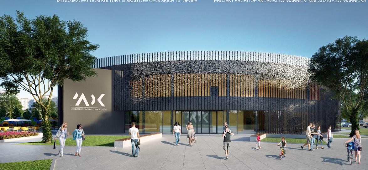  Koncepcja architektoniczna MDK Opole ul.Skautów 10